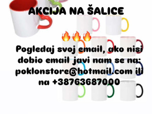 AKCIJA - SUBLIMACIJSKE ŠALICE ŠOLJE NAJBOLJE CIJENE SUBLIMACIJA