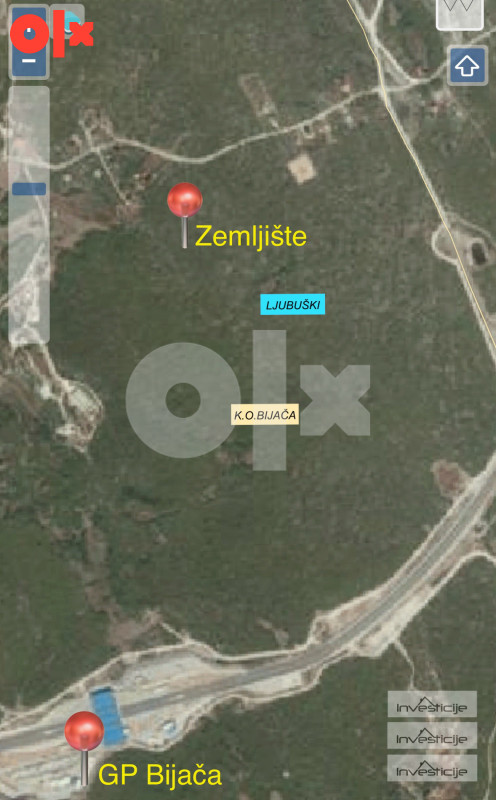 Atraktivno zemljište Ljubuški / 33287 m2 / GP Bijača 3