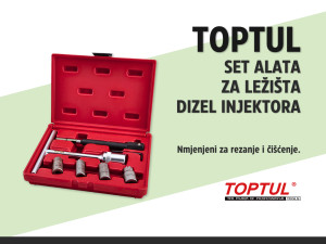Set alata za ležišta dizel injektora TOPTUL