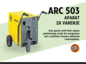 Aparat za zavarivanje elektrodom ARC 503