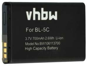 Baterija za mobitel Nokia BL-5C 3.7V 700mAh 027213