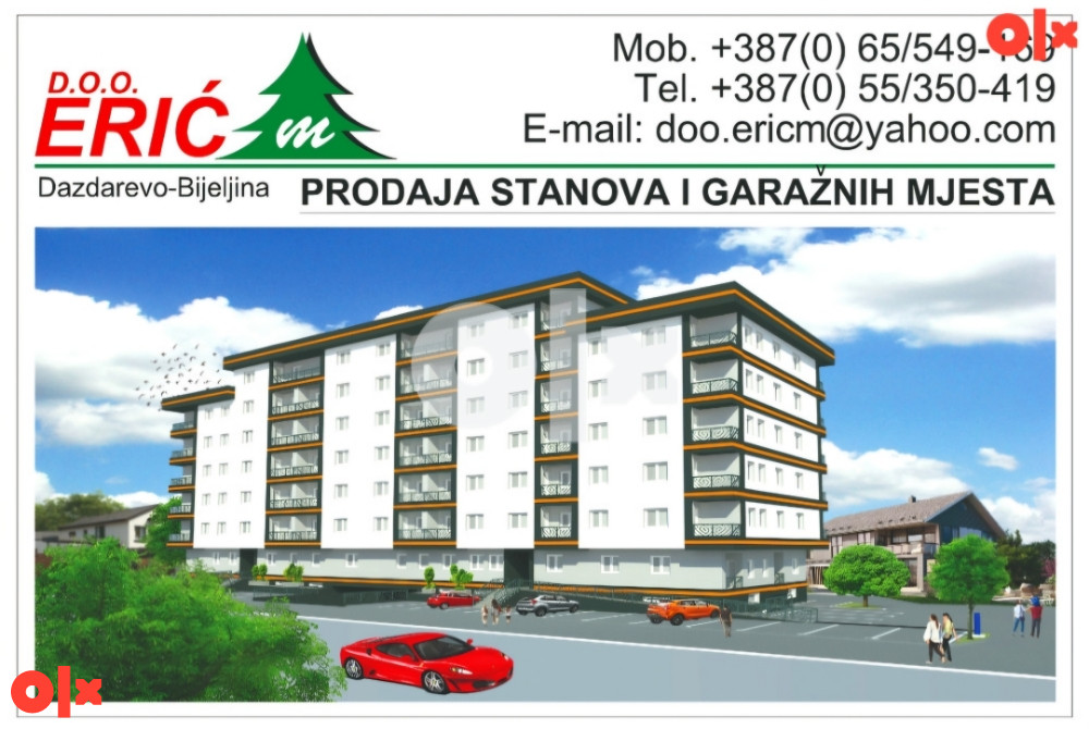 Stan 86m2 + terasa 140m2 gratis Bijeljina [Video] [Novo]