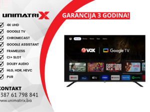 Televizor VOX 50'' 50GOU080B Google TV Smart