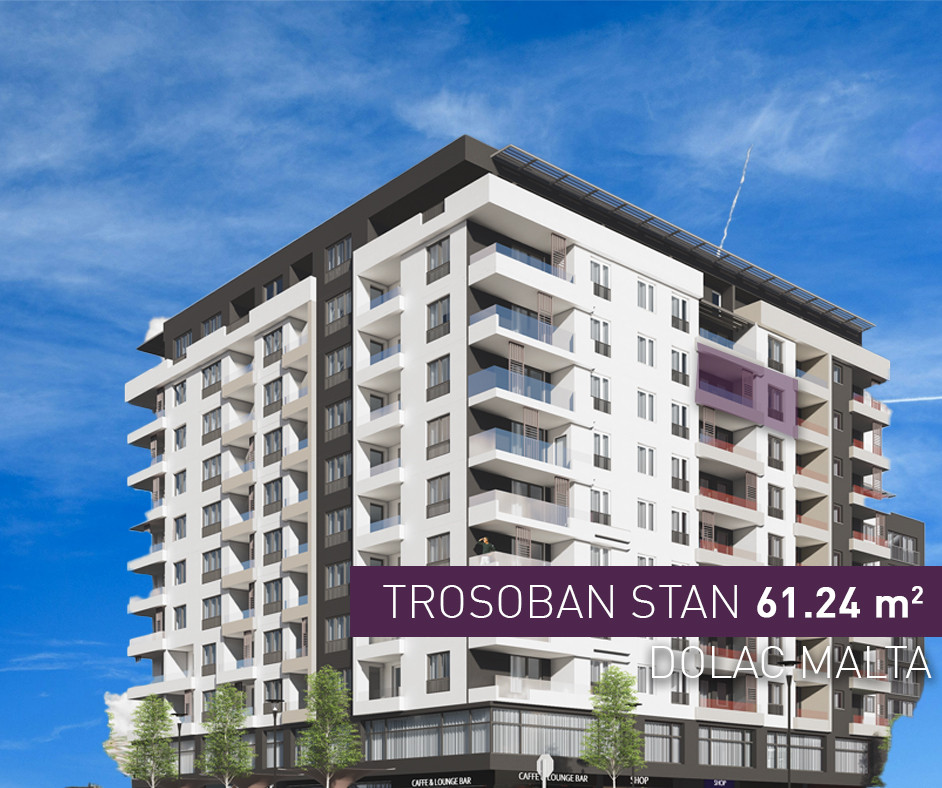 Novogradnja Dolac Malta  61.24m2