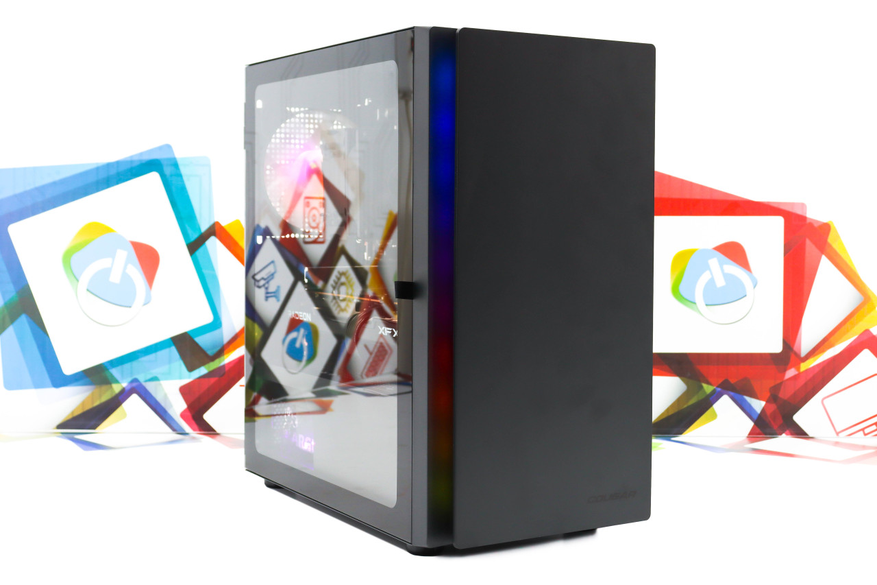 Gaming PC Cougar Purity-16; R7 5700X; RX 7600; 500GB; 16GB DOPER