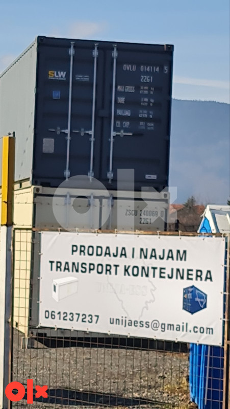 Brodski kontejner(Magacinski kontejneri ,Najam) 6x2,5 i transport 3