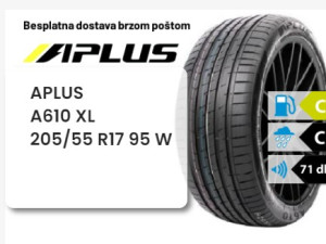 205/55 R 17 95W XL APLUS A610