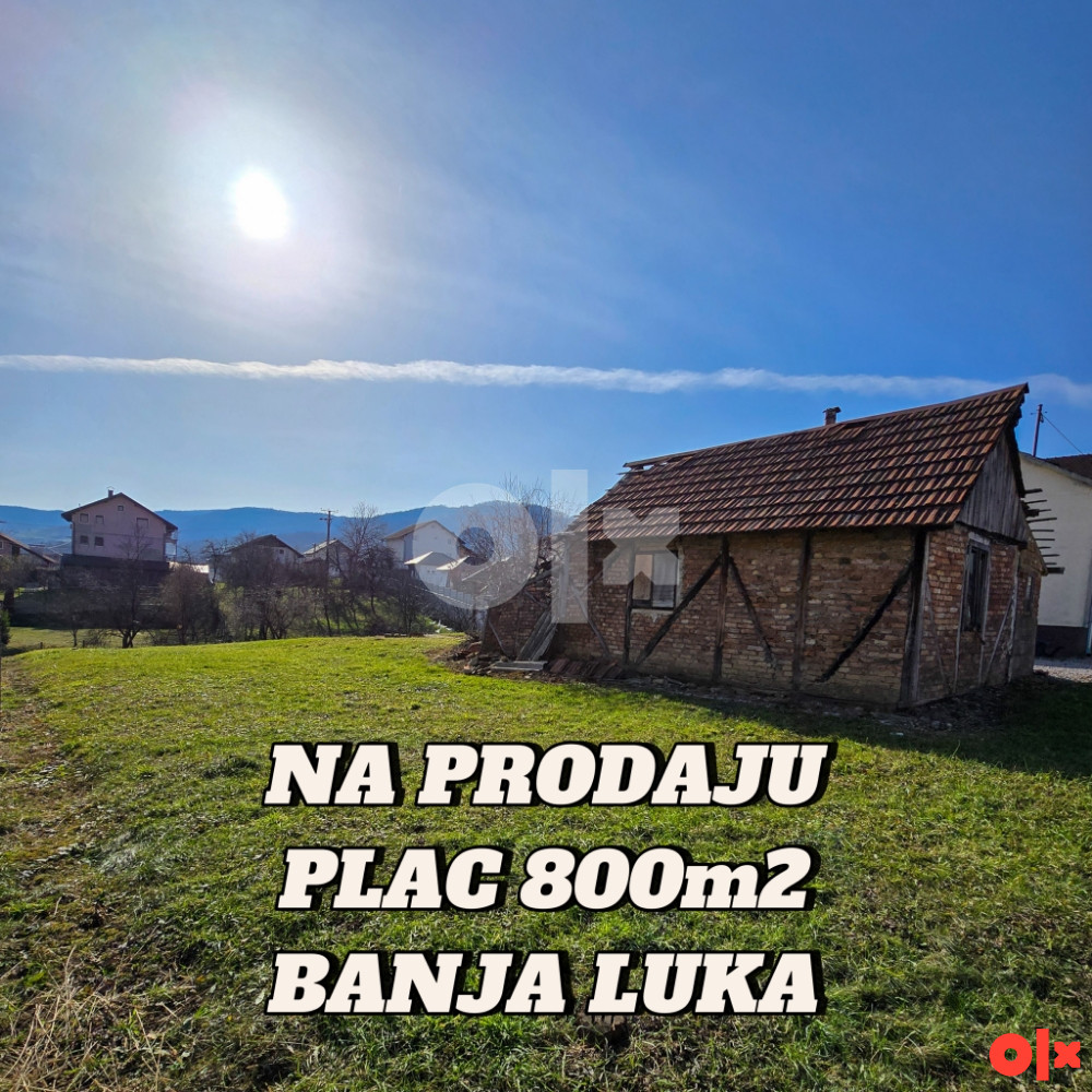 Plac 800 m2 Banja Luka