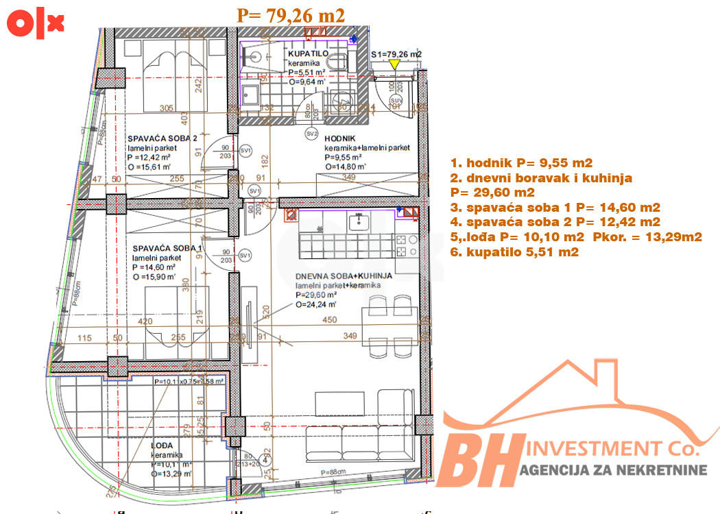 TCT Sjenjak Tuzla 79,26 m2 5