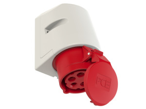 CEE trofazna zidna utičnica 16A 5p 6h IP44 (115-6)