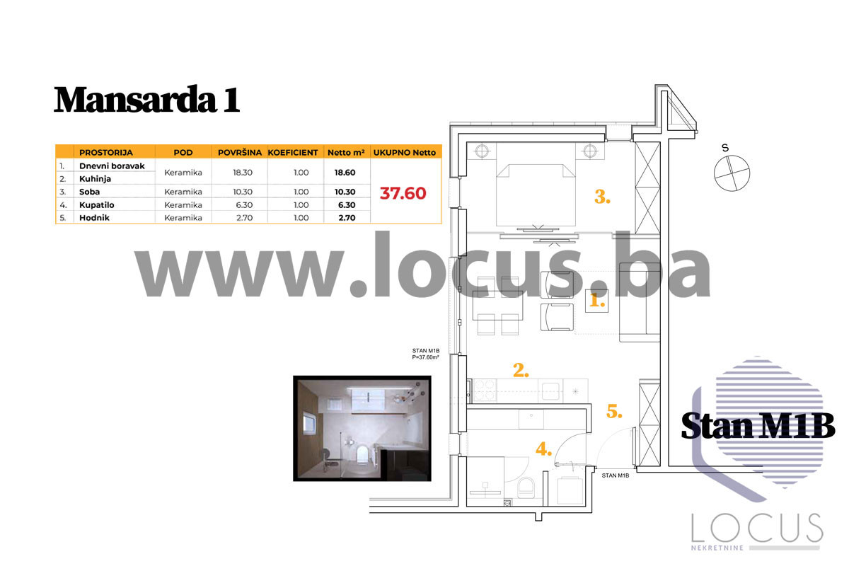 NOVOGRADNJA JAHORINA! Dvosoban apartman 34-37m2 6