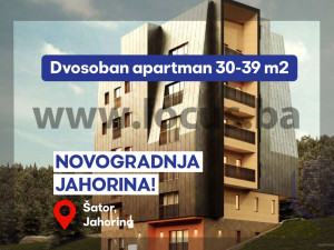 NOVOGRADNJA JAHORINA!Dvosoban apartman 30-39 m2