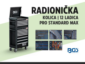 Radionička kolica Pro Exclusive Max sa 12 ladica / 4088