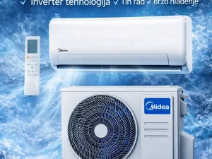 Klima Midea ALL easy Pro 12ka -25 A+++ Dva grijaca WIFI