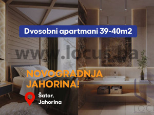 NOVOGRADNJA JAHORINA! Dvosobni apartmani 39-40m2