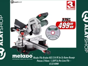Metabo potezna kružna pila KGS 216 M Set  613216900