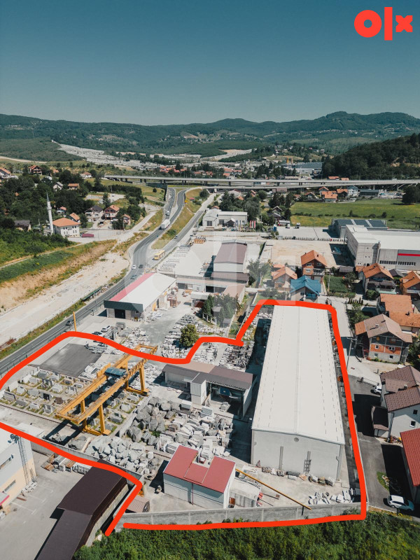 Hala 1100 m2 i zemljište 5202m2  Vlakovo 2