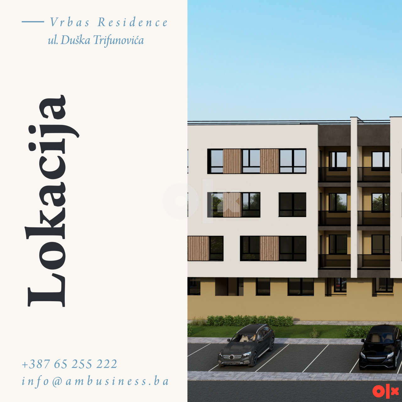 Prodaja trosobnih stanova u izgradnji Vrbas RESIDENCE Banja Luka 2