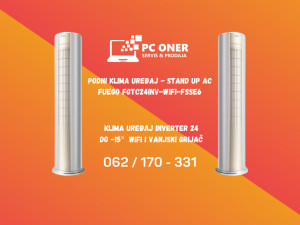 STOJEĆI KLIMA UREĐAJ 24 FUEGO FGTC24INV-WIFI-FSSE6