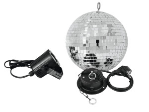 Eurolite disko kugla 20cm set + Led spot