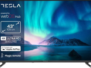 Televizor 43 TESLA 43E645BUW 4K TV 43'' smart magic remote wifi
