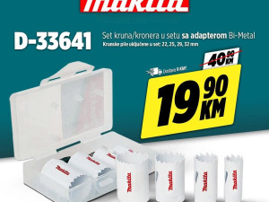 Makita Set kruna / kronera sa adapterom Bi-Metal D-33641-14
