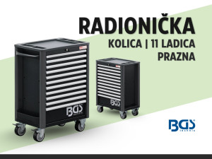 Radionička kolica | 11 ladica | prazna /BGS 4103