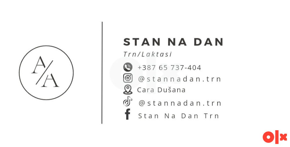 Stan na dan TRN LAKTASI Apartman 9