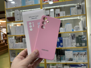 Silikonska maska Samsung S25 Plus ORIGINAL Pink
