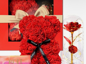 Poklon Exstra ponuda medo+ruža Valentinovo 8.mart Rođendan