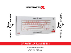 Mehanička Tastatura White Shark Nagamaki Red Switch