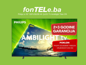 PHILIPS televizor 55PUS8209 4K QLED TV Ambilight Tit...