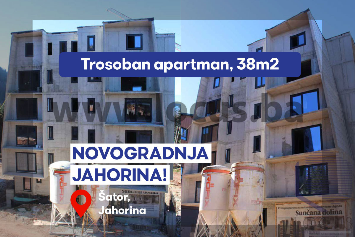 NOVOGRADNJA JAHORINA! AKCIJA, Trosoban apartman