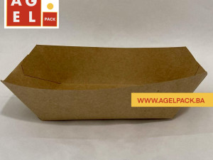 Kartonske posude kraft  136,5x85x52mm  200 kom  paket