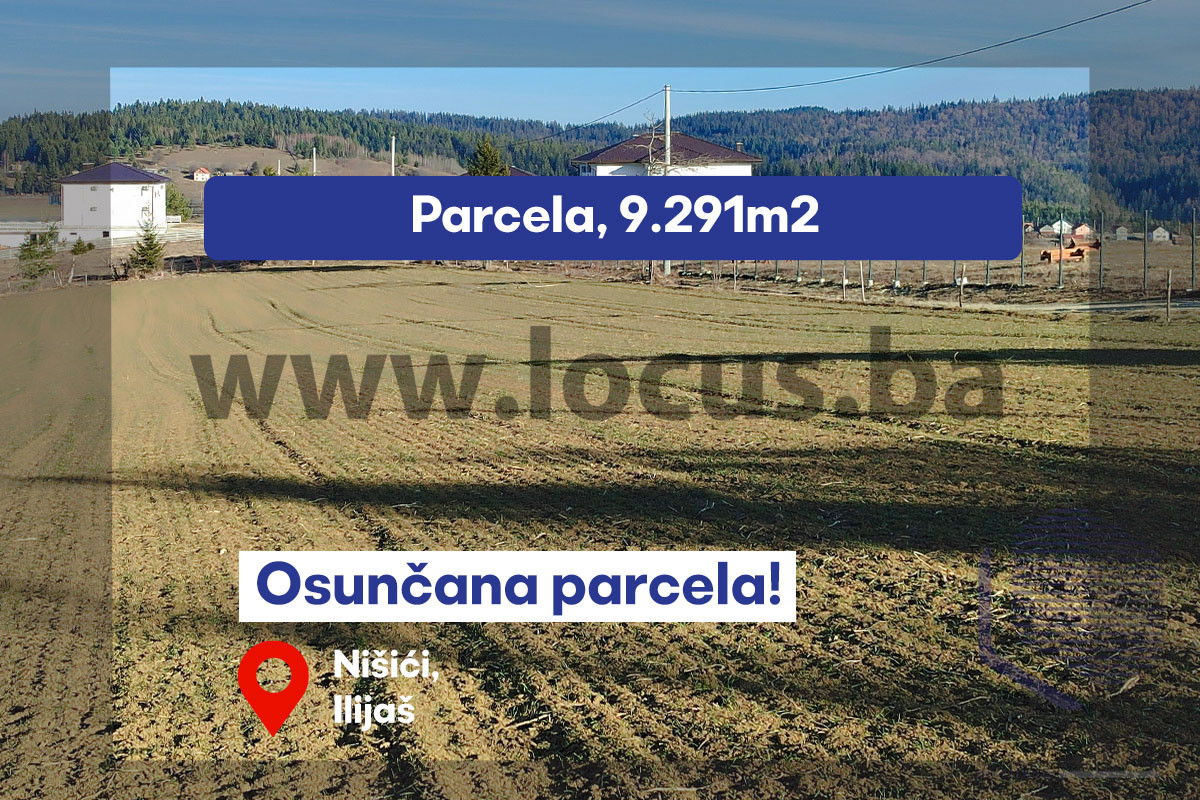 LOCUS prodaje: Zemljište površine 9.291m2, Nišići