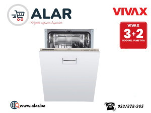 VIVAX HOME ugradbena mašina za suđe 45 cm DWB-450952C