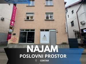 Iznajmljuje se poslovni prostor, atraktivna lokacija