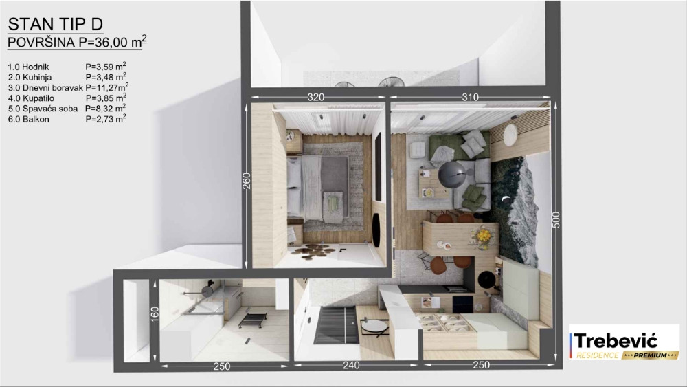 Prodaja dvosoban apartman Trebević Istočni Stari Grad 6