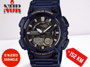 Casio AEQ-110W-2AVDF Digitalni Ručni Sat