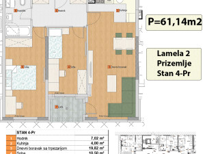 Stan Banja Luka 61,14m2 - kod Delte