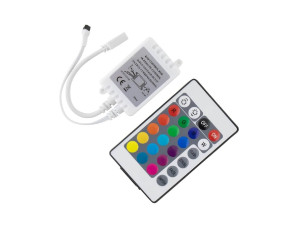 IR RGB kontroler za LED traku 24 tipke SEKI 022740