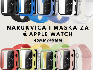 Narukvica i maska za apple watch 45mm i 49mm