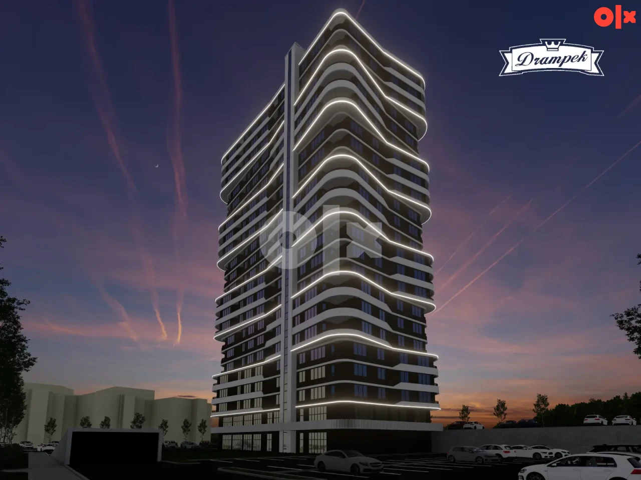 Stan br. 3/2  TCT Tower Sjenjak Tuzla GARSONJERA 29,18m2 15