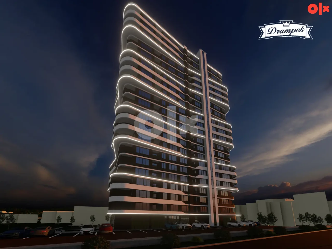 Stan br. 3/2  TCT Tower Sjenjak Tuzla GARSONJERA 29,18m2