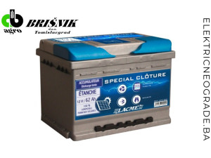 Akumulator Special Cloture Lacme 12 V 62 Ah zica izolator pastir