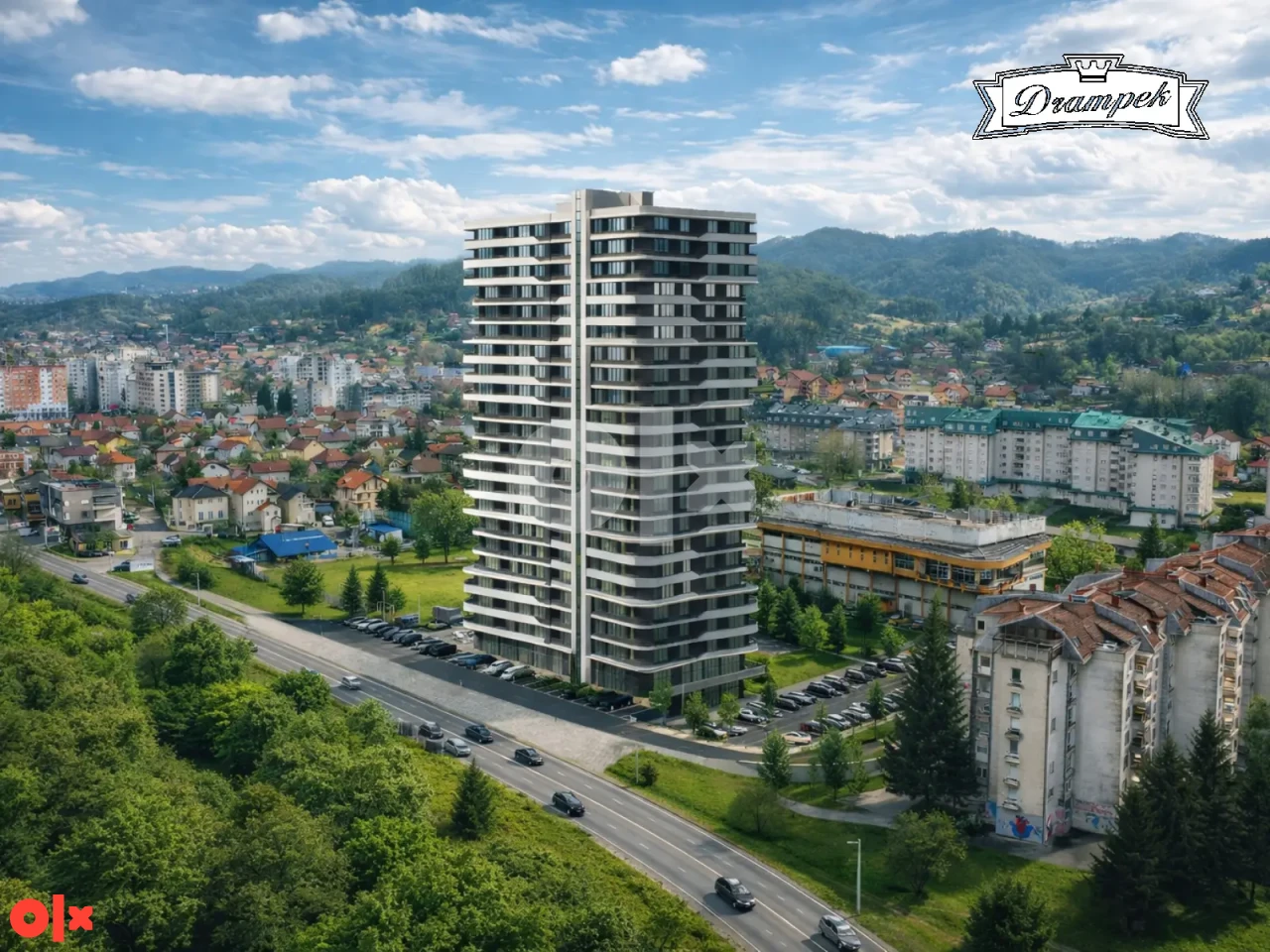 Stan br. 8/19  TCT Tower Sjenjak Tuzla GARSONJERA 28.96m2