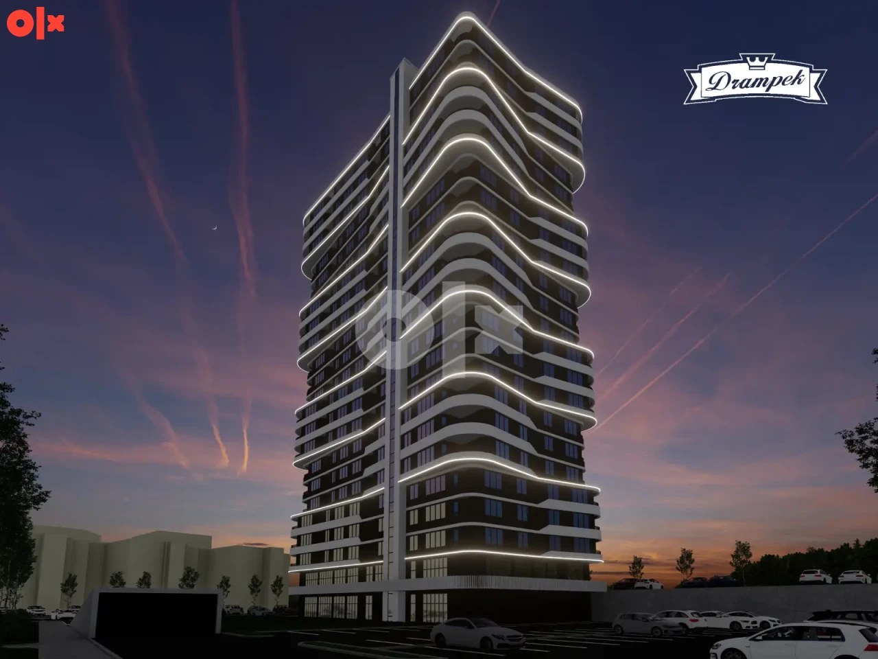 Stan br. 1/2  TCT Tower SjenjakTuzla TROSOBAN 79,26m2 6