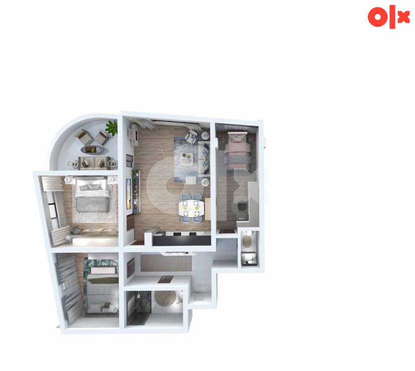 Stan br. 5/10  TCT Tower Sjenjak Tuzla ČETVEROSOBAN 99,24m2