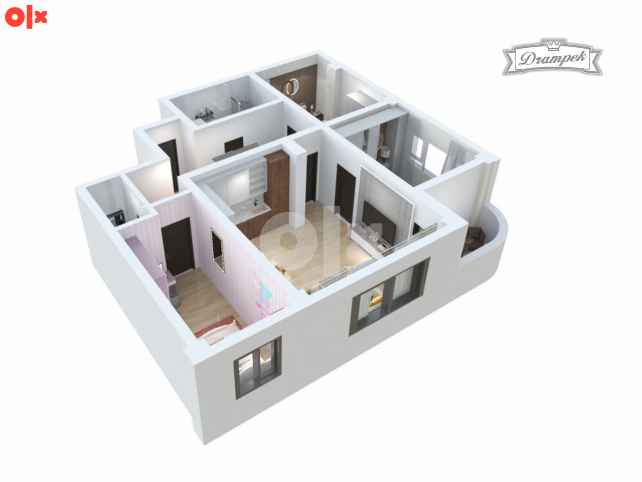 Stan br.150 TCT Sjenjak Tuzla Cetverosoban 79.57m2 8