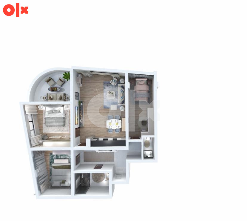 Stan br. 5/17  TCT Sjenjak Tuzla Cetverosoban 98,96m2 2